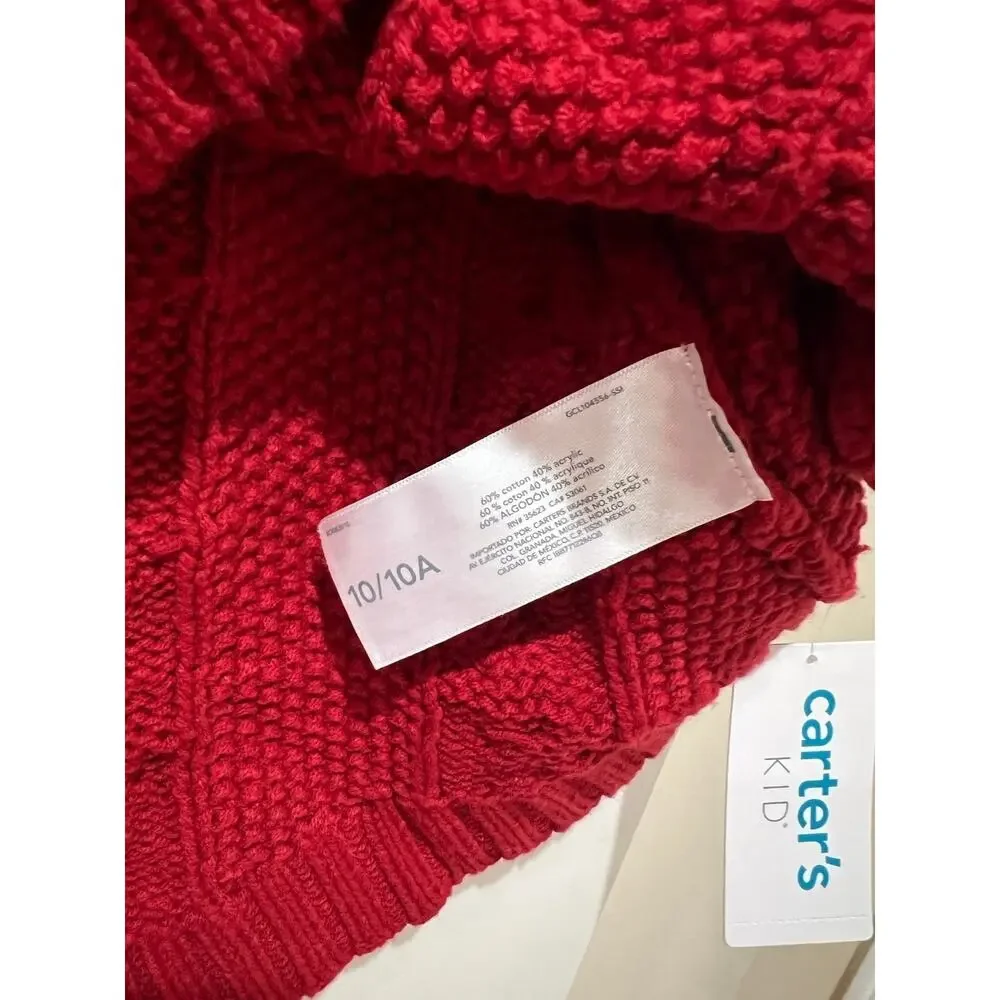 NWT❤️Carter’s Girls Cotton Cape sz10